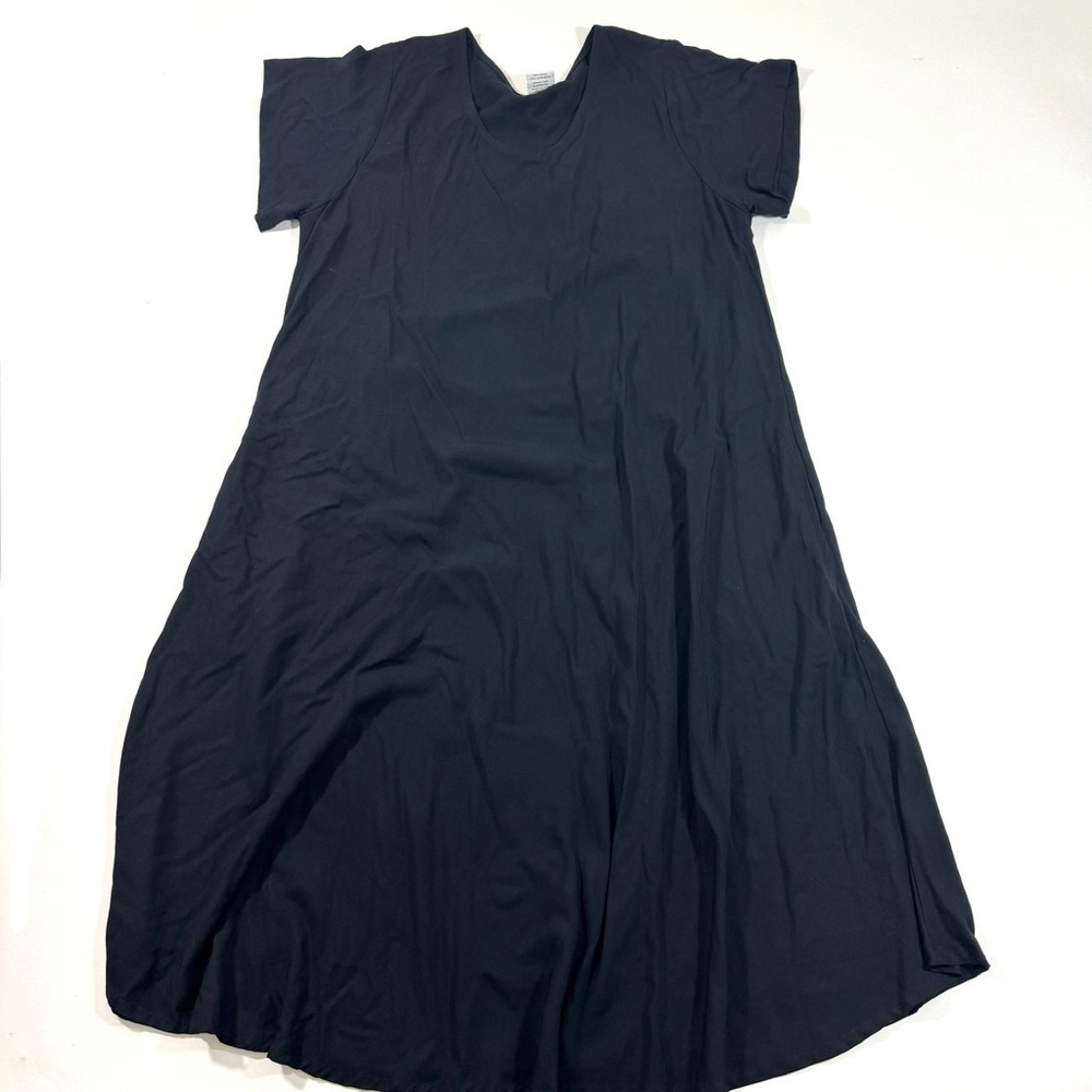 Lost River Co A Line Midi Dress Black Size XL Pockets